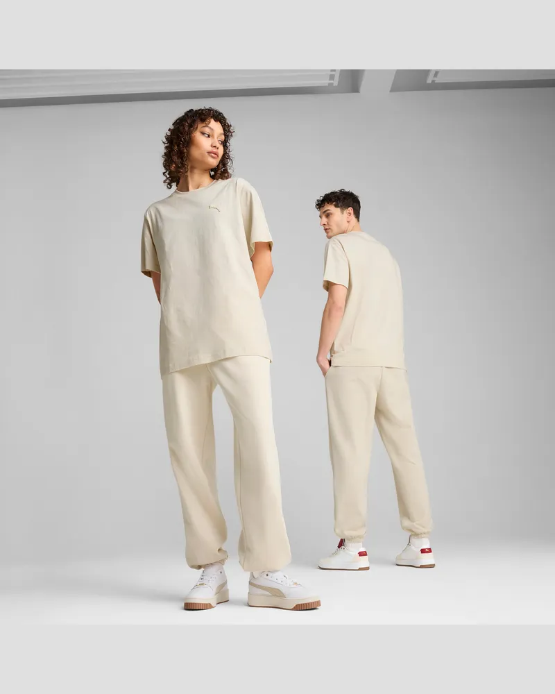 Puma Essentials Elevated Jogginghose Unisex, Kleidung, Weiß Weiß