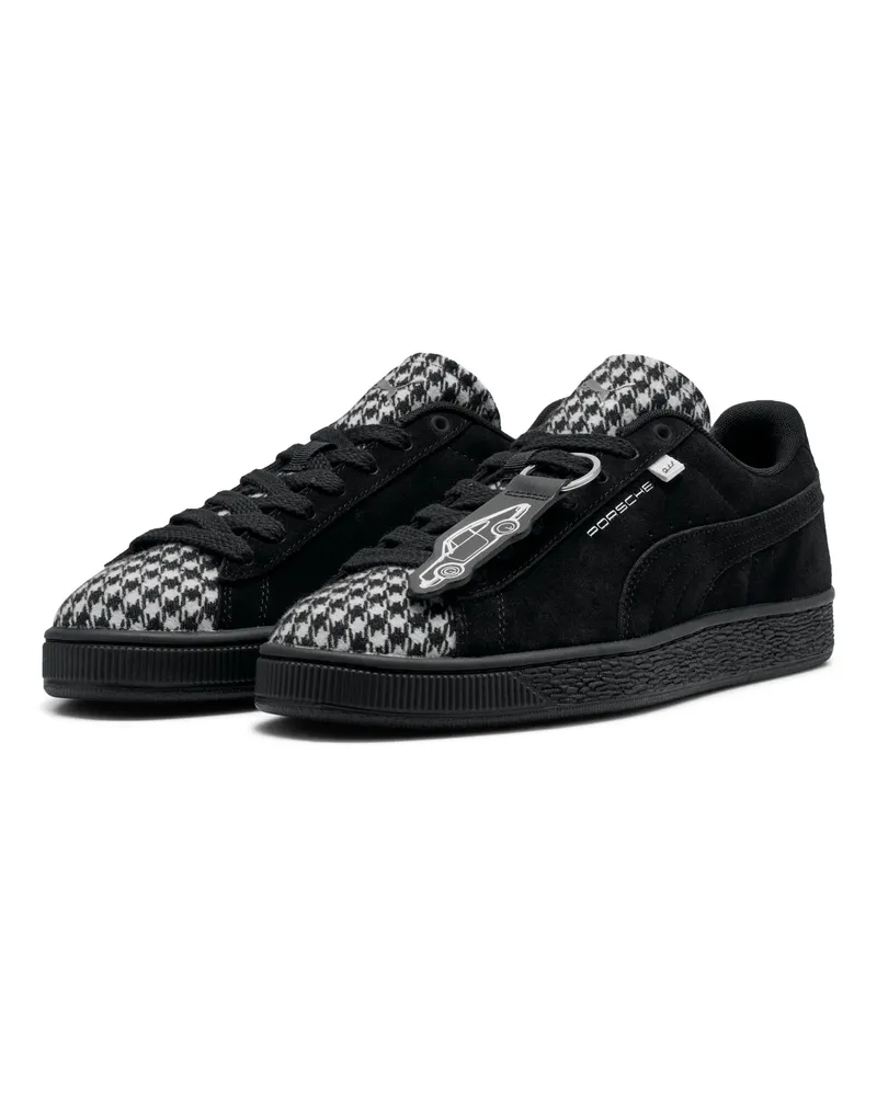 Puma Porsche Legacy Suede Classic Pepita Sneakers Unisex, Accessoires, Schwarz Schwarz