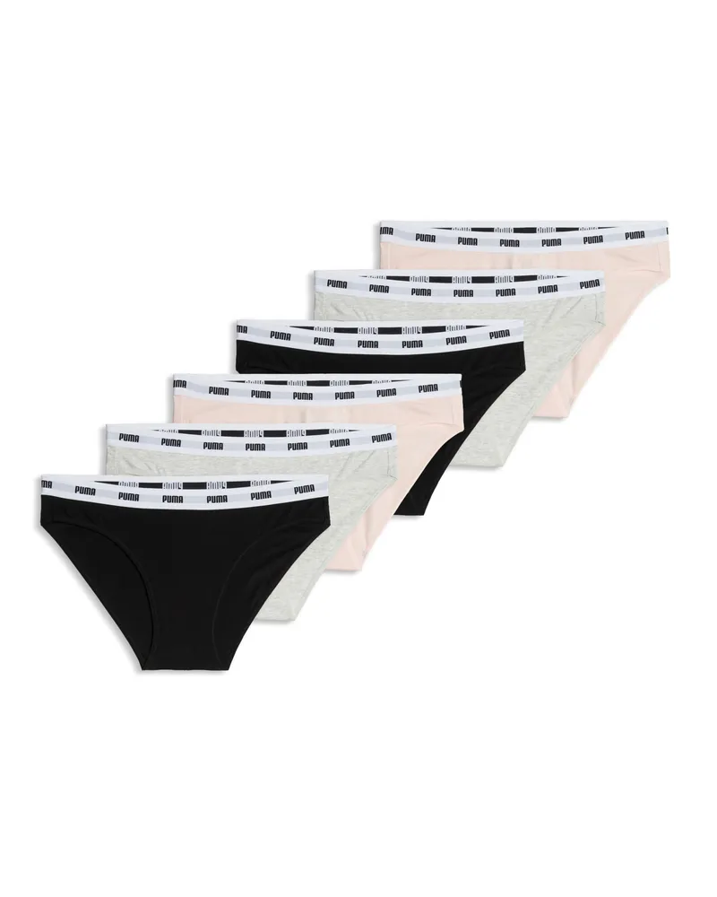 Puma Slips Damen (6er-Pack), Accessoires Mehrfarbig