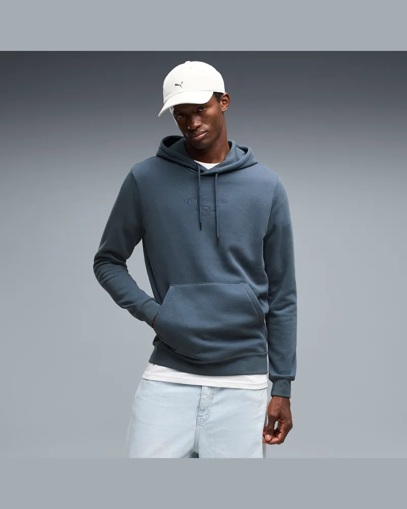 Puma Class Graphic Fleece Hoodie Herren, Kleidung, Blau Blau