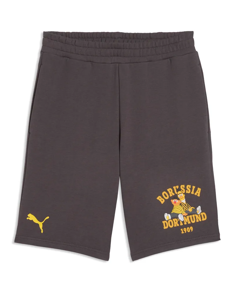Puma Borussia Dortmund x Sesamstraße Shorts Herren, Accessoires, Grau Grau
