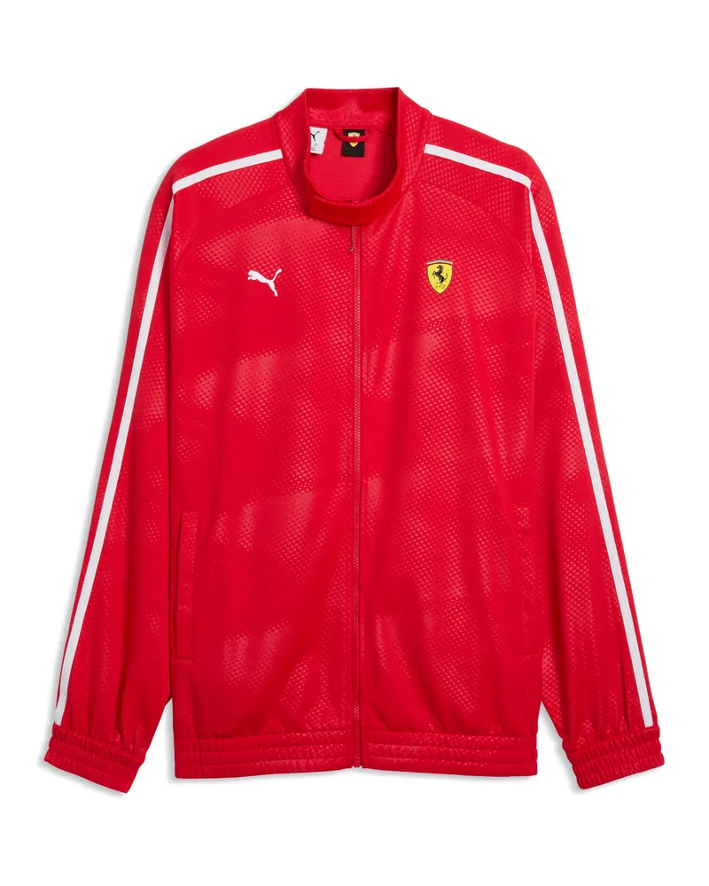 Puma Scuderia Ferrari T7 Oversized Trainingsjacke Herren, Accessoires, Rot Rot