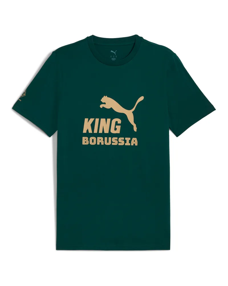 Puma Borussia Mönchengladbach KING Logo T-Shirt Herren, Accessoires, Grün Grün