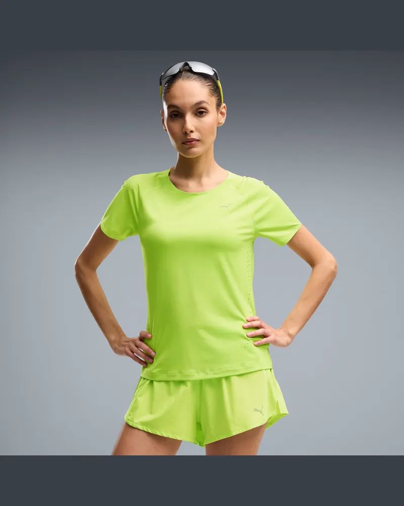 Puma RUN CLOUDSPUN T-Shirt Damen, Kleidung, Grün Grün