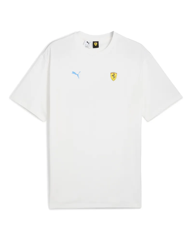 Puma Scuderia Ferrari Miami Graphic T-Shirt Herren, Kleidung, Weiß Weiß