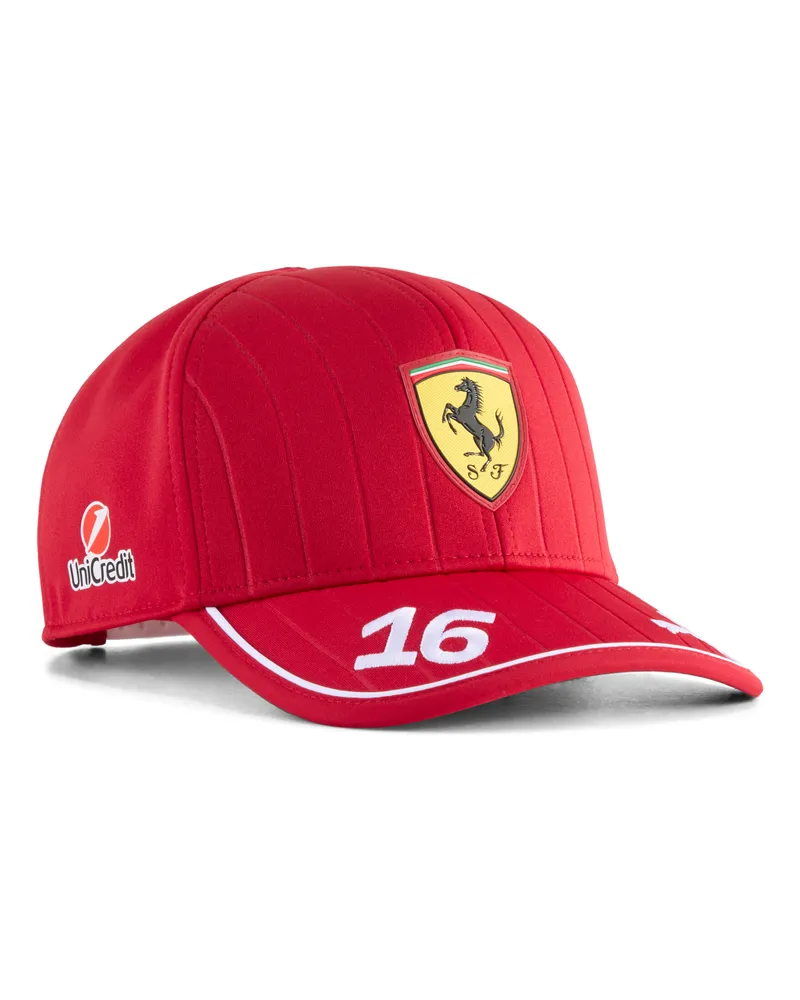Puma Scuderia Ferrari HP Leclerc Baseball-Cap, Accessoires, Rot Rot