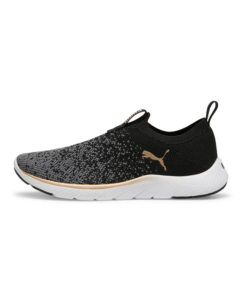 Puma Softride Premier Slip-On Strick-Laufschuhe Damen, Schuhe, Schwarz Schwarz