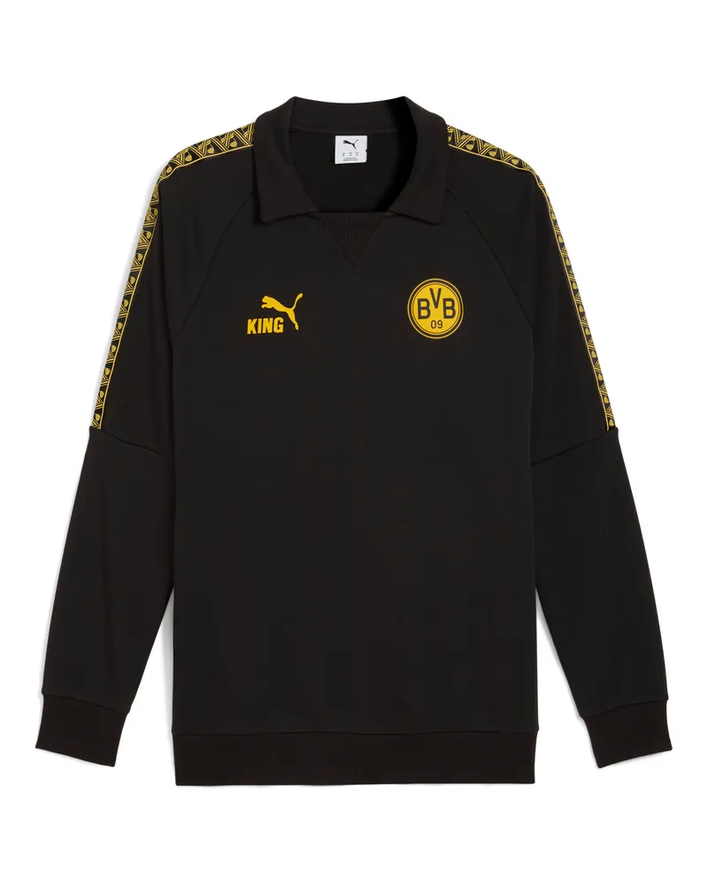 Puma Borussia Dortmund KING Drill Top Herren, Accessoires, Schwarz Schwarz