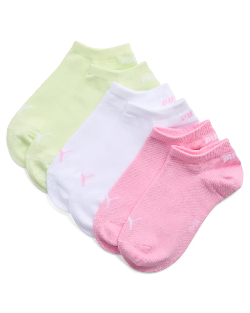 Puma Sneakersocken Teenager (3er-Pack), Accessoires, Rosa Rosa