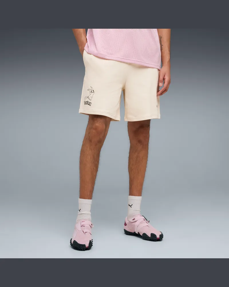 Puma x POKÉMON Relaxed 7" Shorts Herren, Kleidung, Weiß Weiß