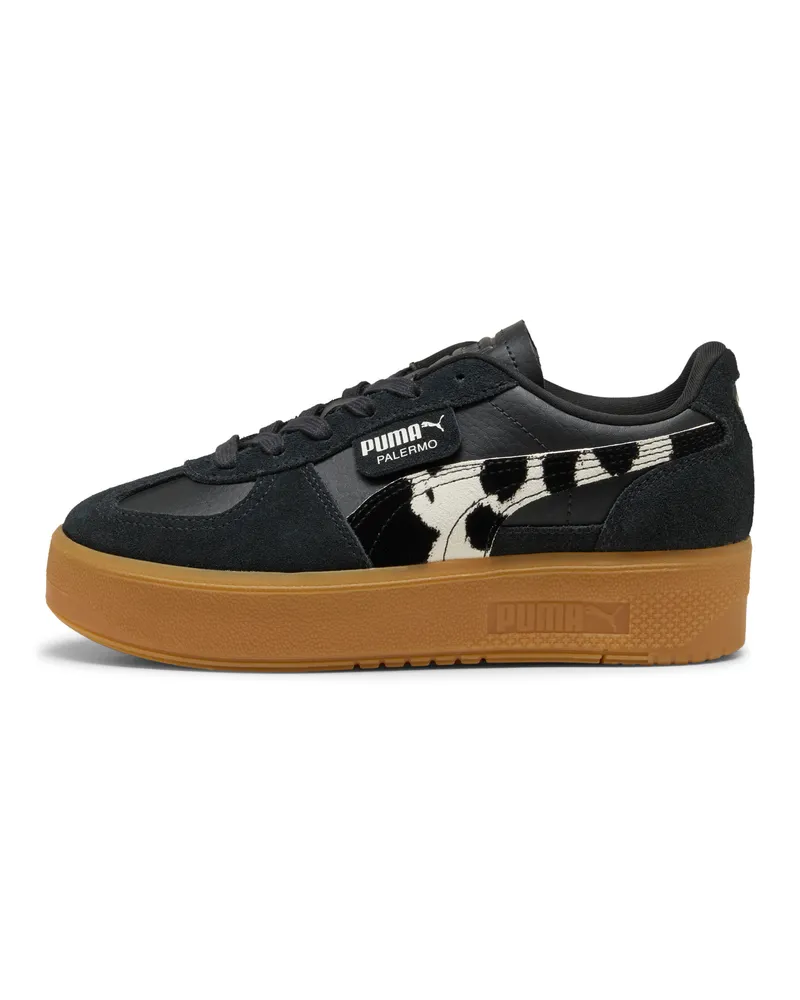 Puma Palermo Elevata Wild Instinct Sneakers Damen, Schuhe, Schwarz Schwarz