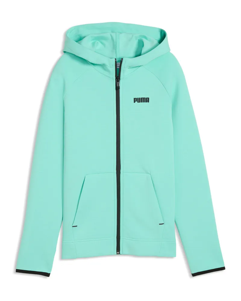 Puma Spacer Kapuzenjacke Teenager, Accessoires, GrÃ¼n Grã¼n