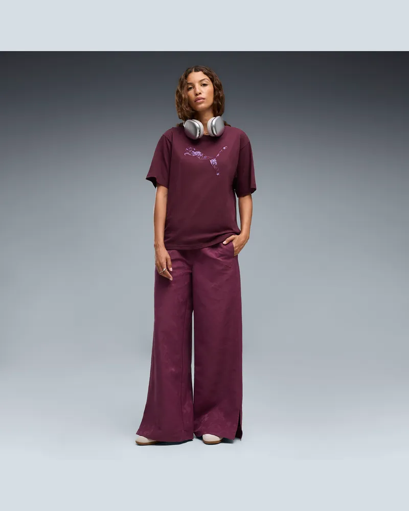Puma Essentials Elevated Darling Relaxed Hose Damen, Accessoires, Rot Rot