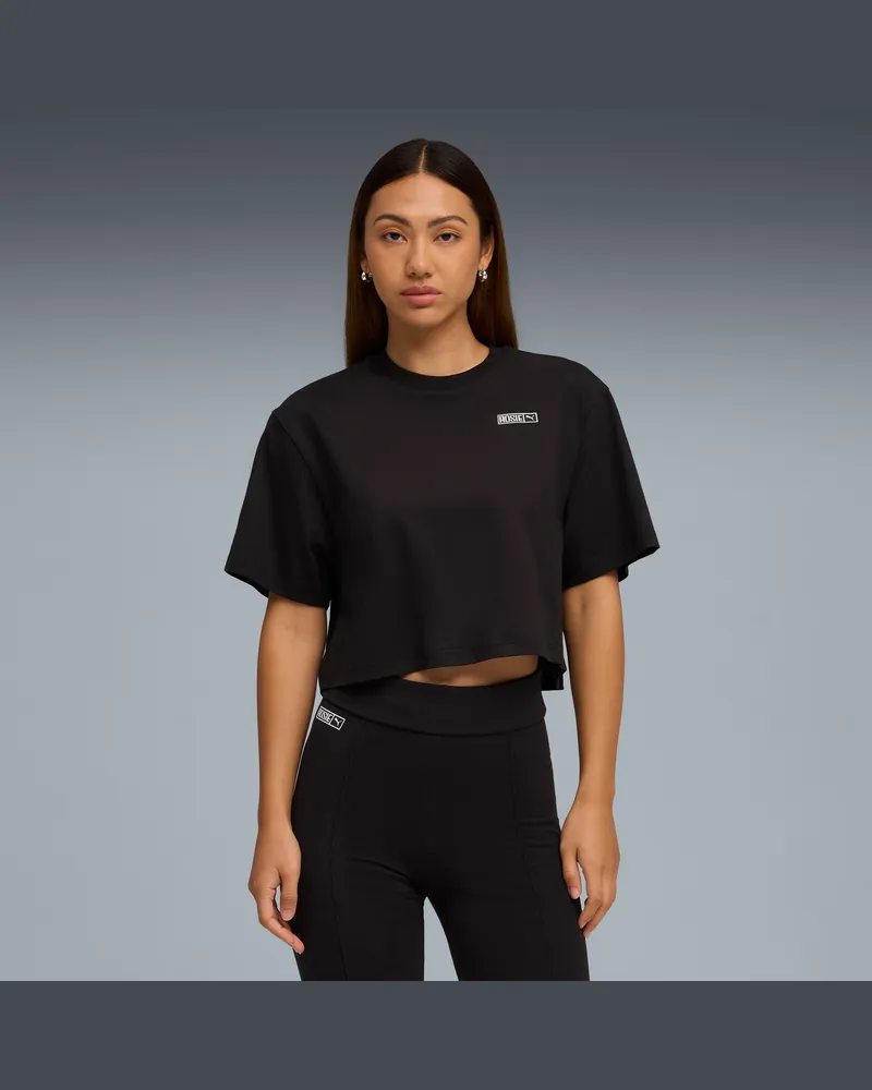 Puma x ROSÉ T-Shirt Damen, Kleidung, Schwarz Schwarz