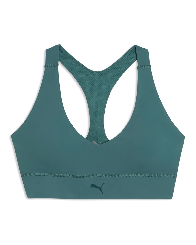 Puma Shapeluxe Mid Sport-BH Damen, Accessoires, Grün Grün