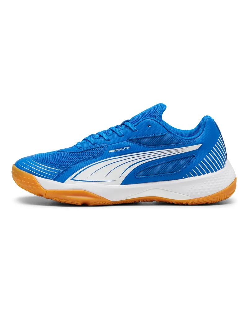 Puma Solarflash III Hallensportschuhe, Schuhe, Blau Blau