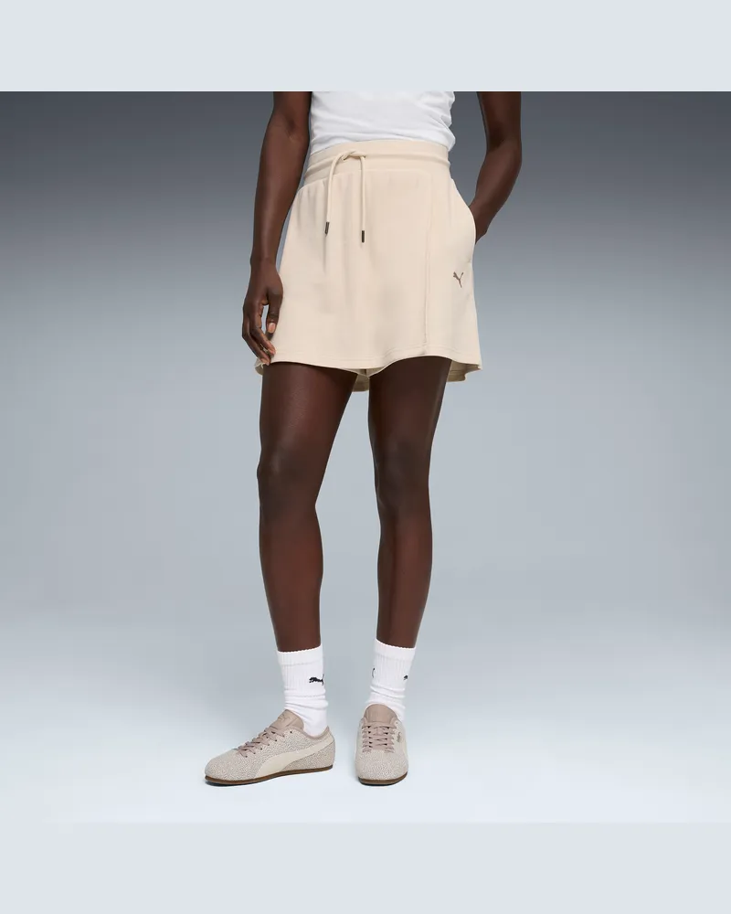 Puma Class High-Waist Skort Damen, Accessoires, Weiß Weiß