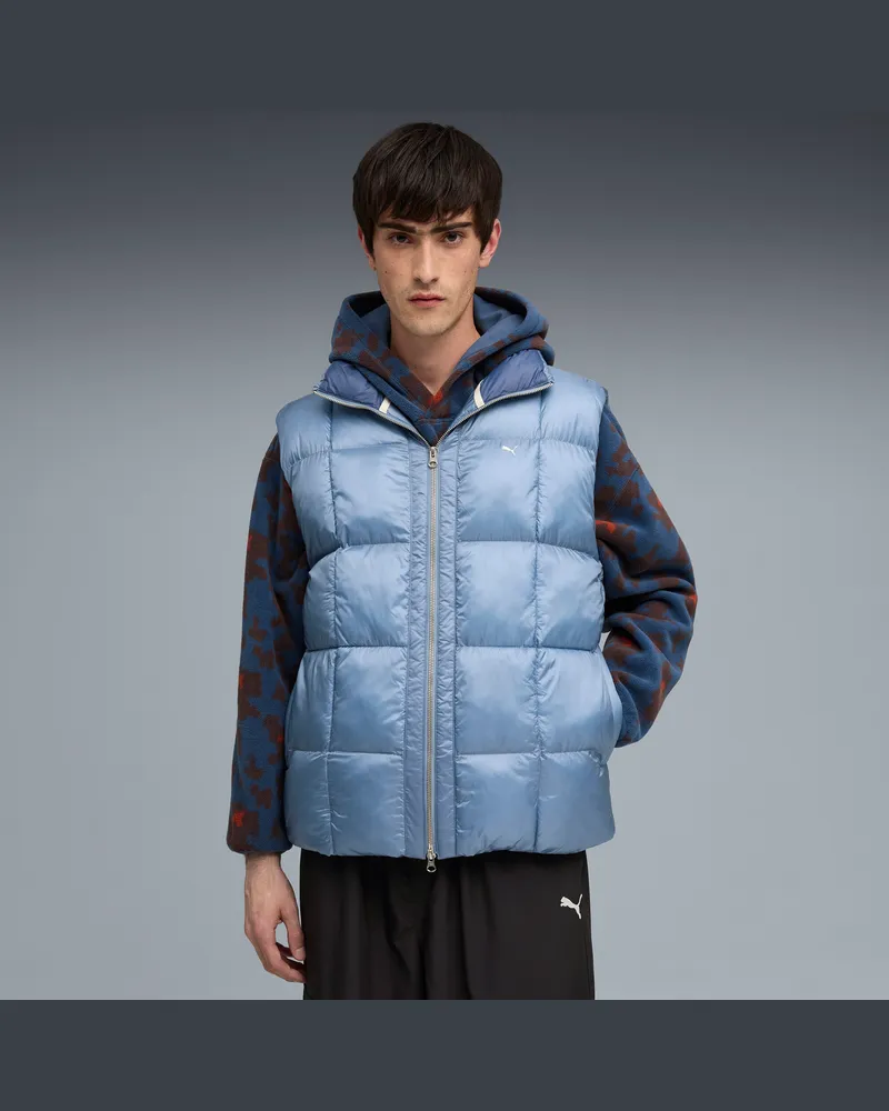 Puma MMQ PERTEX® Pufferweste Herren, Kleidung, Blau Blau