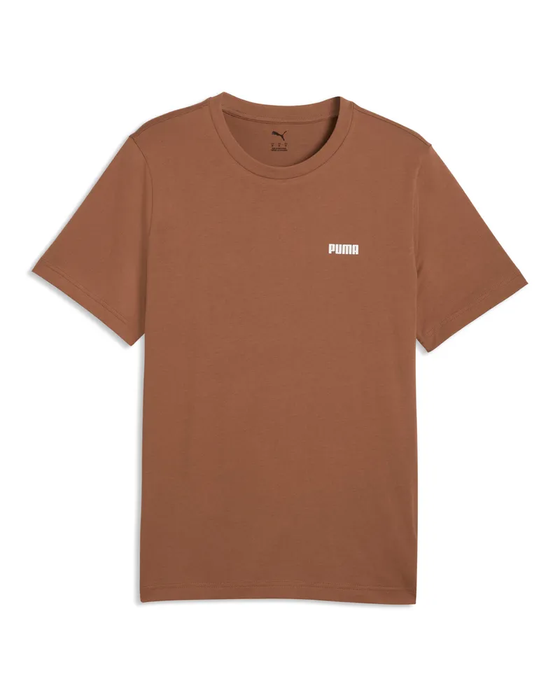 Puma Essentials Small Logo T-Shirt Herren, Kleidung, Braun Braun