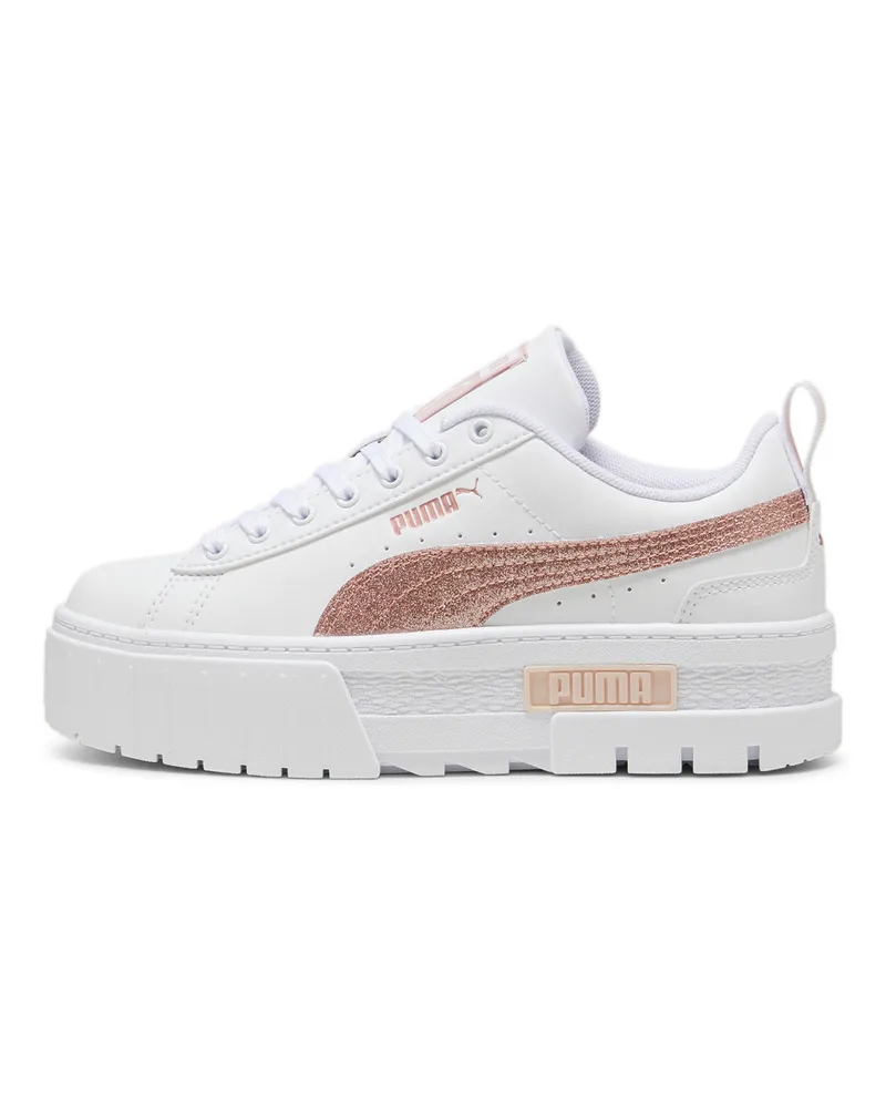 Puma Mayze Glitter Sneakers Teenager, Schuhe, Weiß Weiß