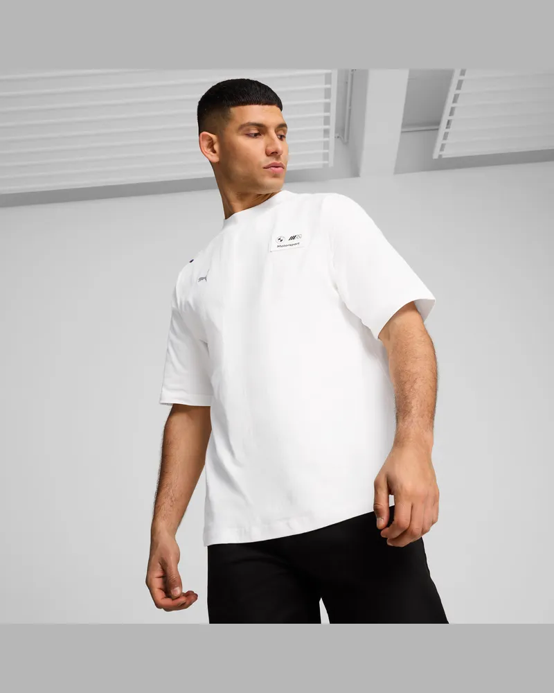 Puma BMW M Motorsport Neon Energy T-Shirt Herren, Kleidung, Weiß Weiß