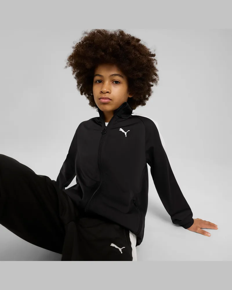 Puma T7 ALWAYS ON Trainingsjacke Teenager, Kleidung, Schwarz Schwarz