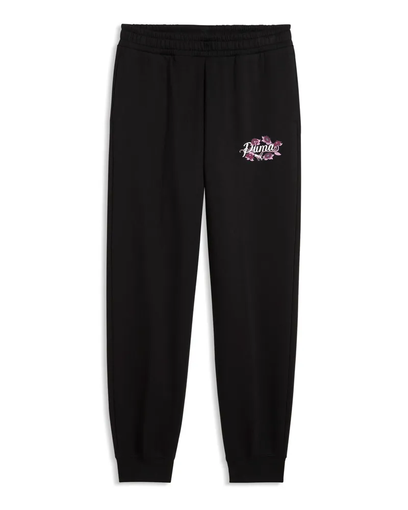 Puma Essentials Nature 2.0 Graphic Jogginghose Teenager, Accessoires, Schwarz Schwarz