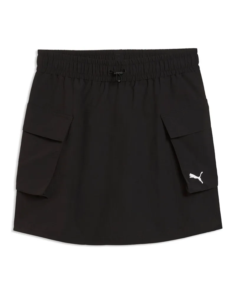 Puma Wardrobe Essentials Cargorock Damen, Accessoires, Schwarz Schwarz