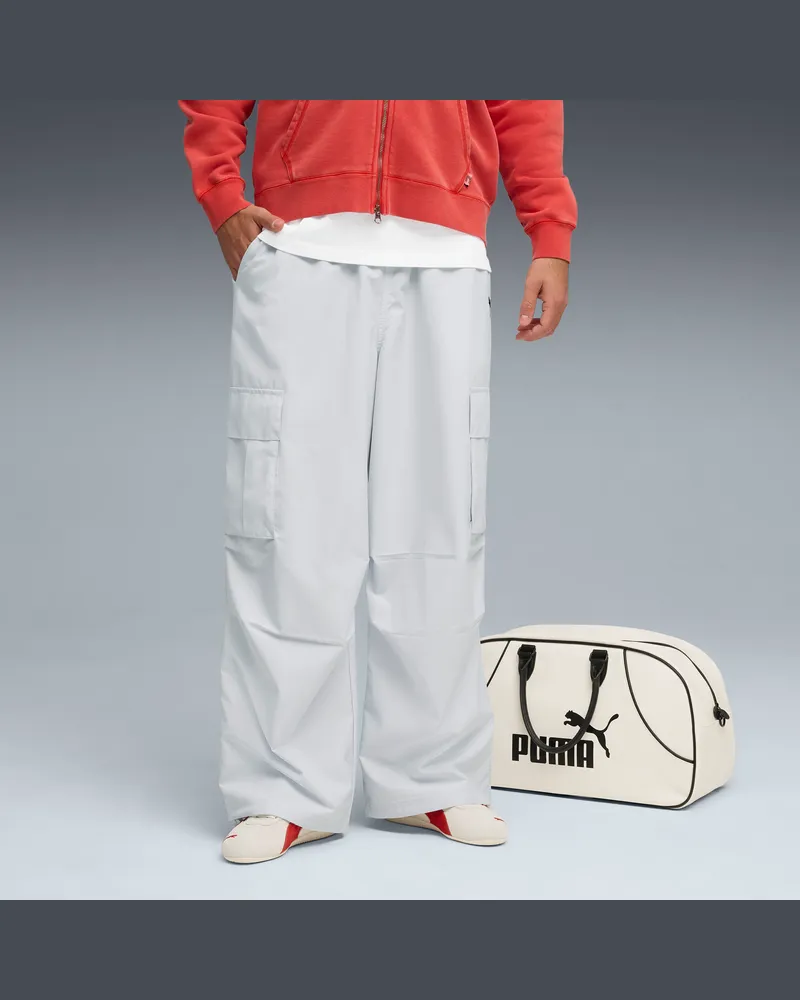 Puma FUTURE..ARCHIVE Extreme Cargohose Unisex, Kleidung, Grau Grau
