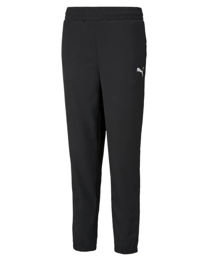Puma Active Gewebte Hose Damen, Kleidung, Schwarz Schwarz