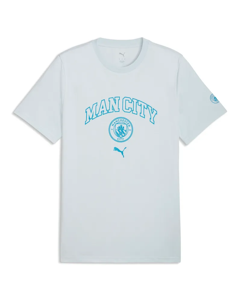 Puma Manchester City ftblCulture T-Shirt Herren, Accessoires, Blau Blau