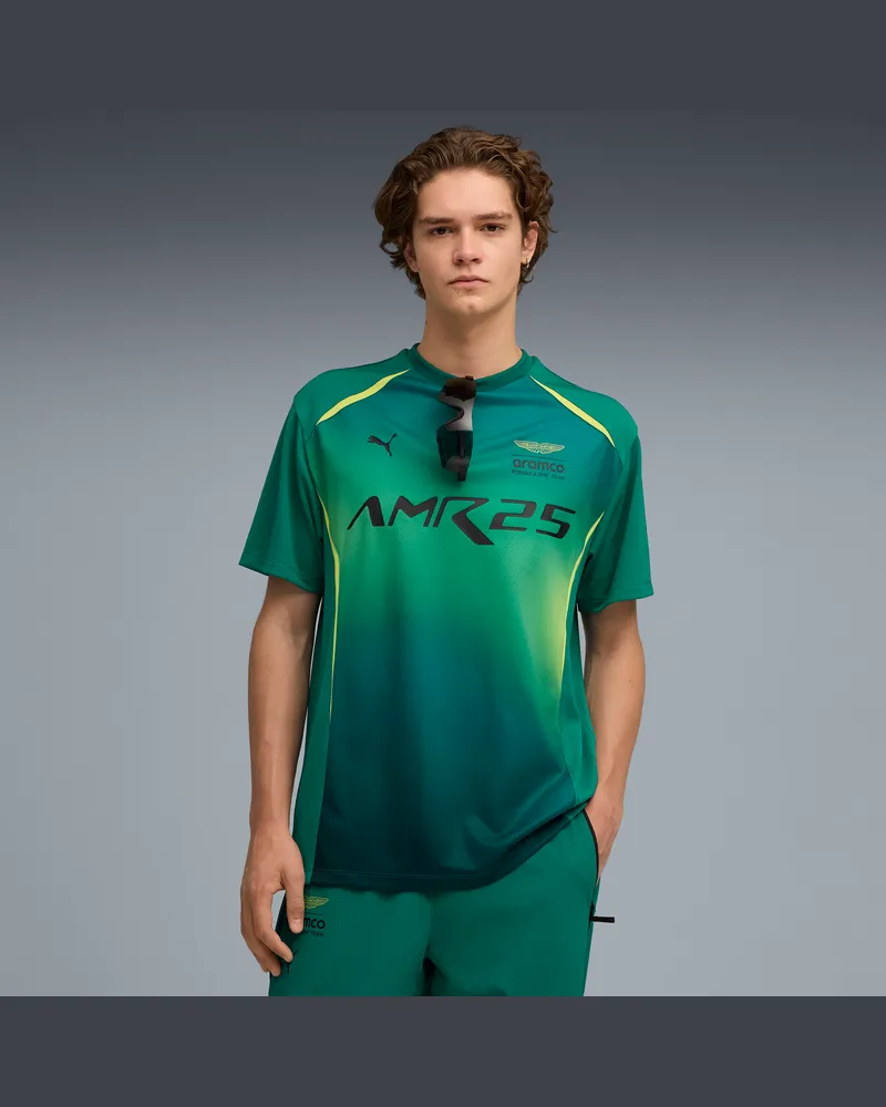 Puma x ASTON MARTIN ARAMCO F1® TEAM Lifestyle Trikot Herren, Kleidung, Grün Grün