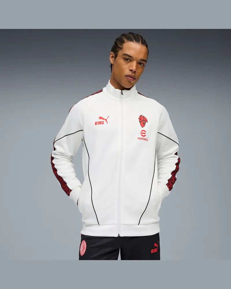 Puma AC Milan KING Anthem Jacke Herren, Kleidung, WeiÃŸ Weiãÿ