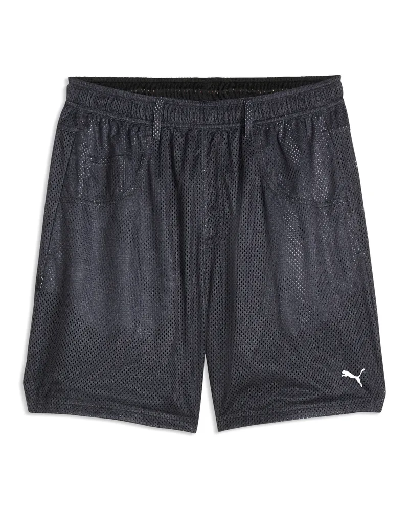 Puma Art Class Printed Relaxed Basketballshorts Herren, Accessoires, Grau Grau