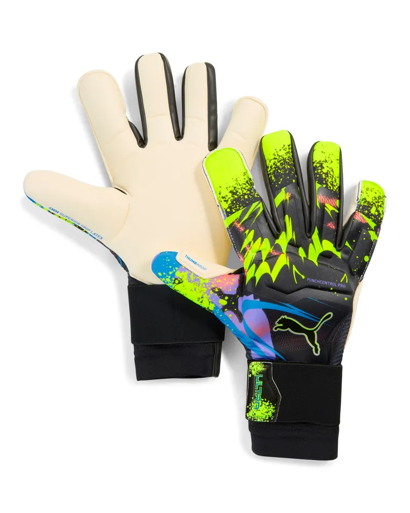 Puma ULTRA Ultimate TEASER Hybrid Torwarthandschuhe, Accessoires, Schwarz Schwarz