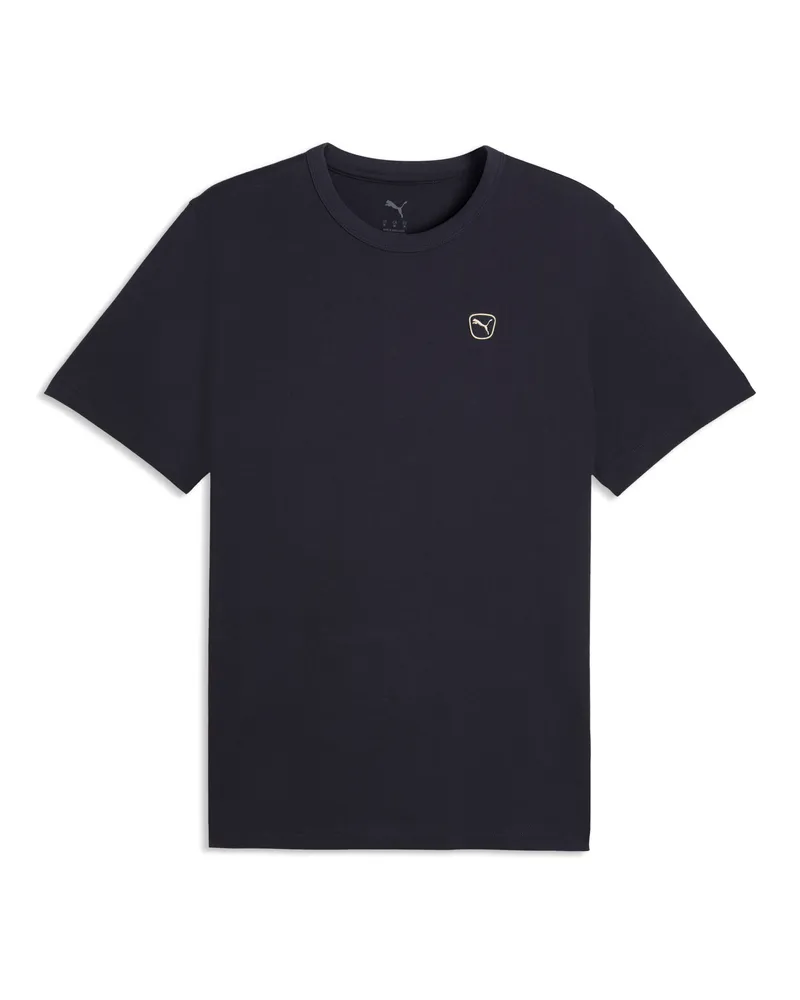 Puma Essentials Elevated T-Shirt Herren, Accessoires, Blau Blau