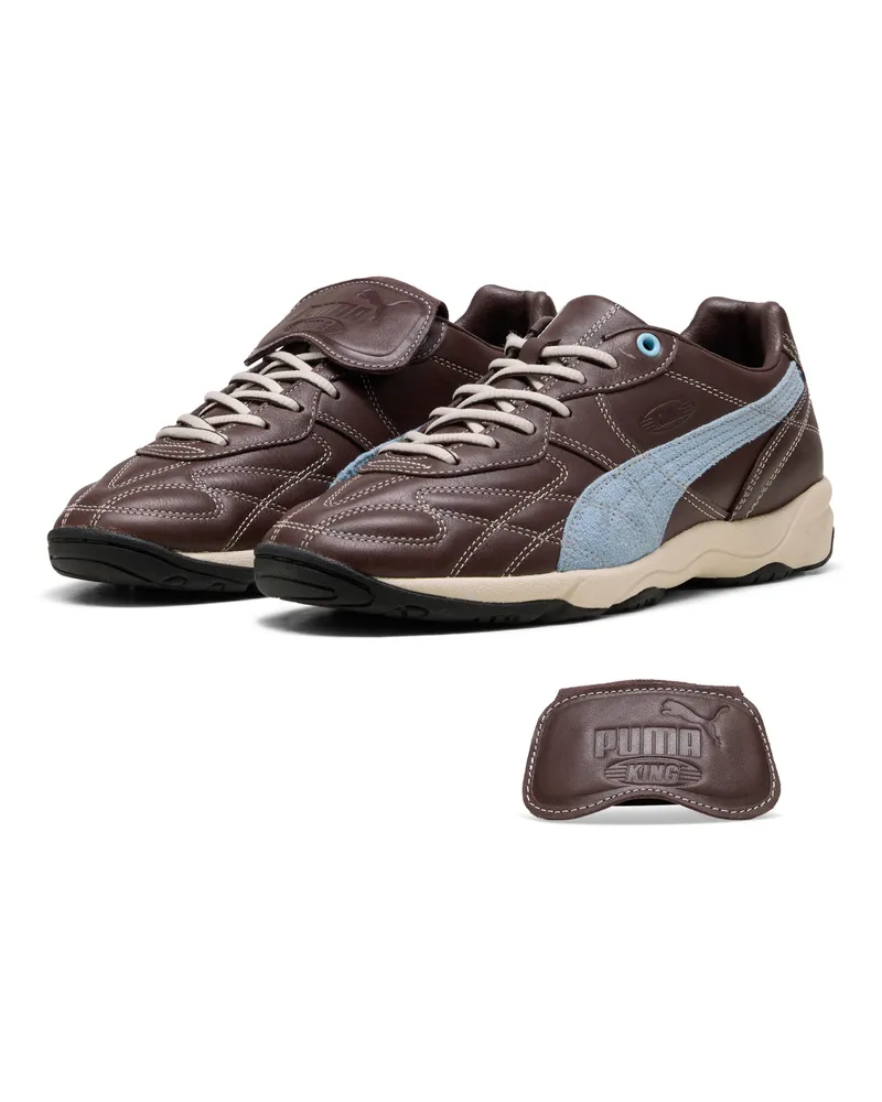 Puma KING Indoor Mix Sneakers Unisex, Accessoires, Braun Braun