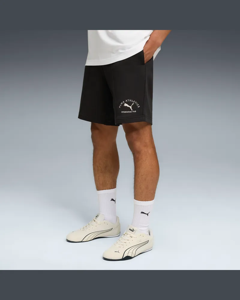 Puma Class Pintuck Shorts Herren, Kleidung, Schwarz Schwarz