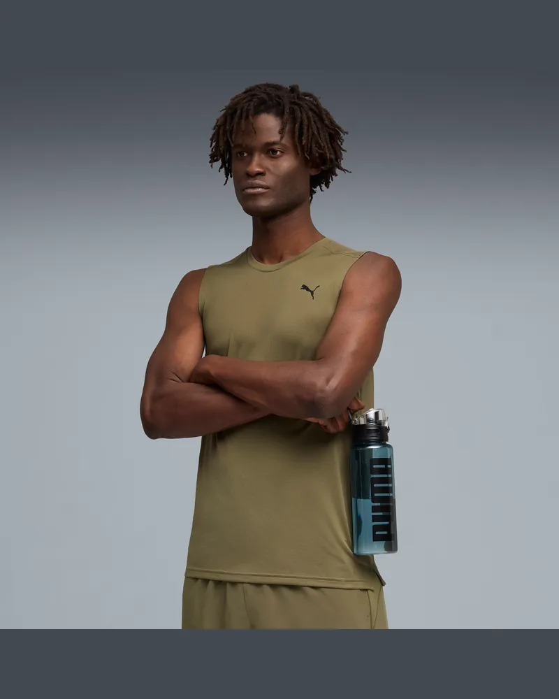 Puma PWRTRAIN Trainingstanktop Herren, Kleidung, Grün Grün