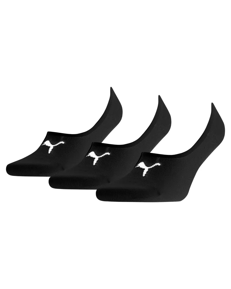 Puma Füßlinge 3er-Pack, Kleidung, Schwarz Schwarz
