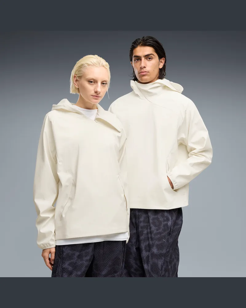 Puma CLRT Relaxed Trainingsjacke mit asymmetrischem Reißverschluss Unisex, Kleidung, Grau Grau