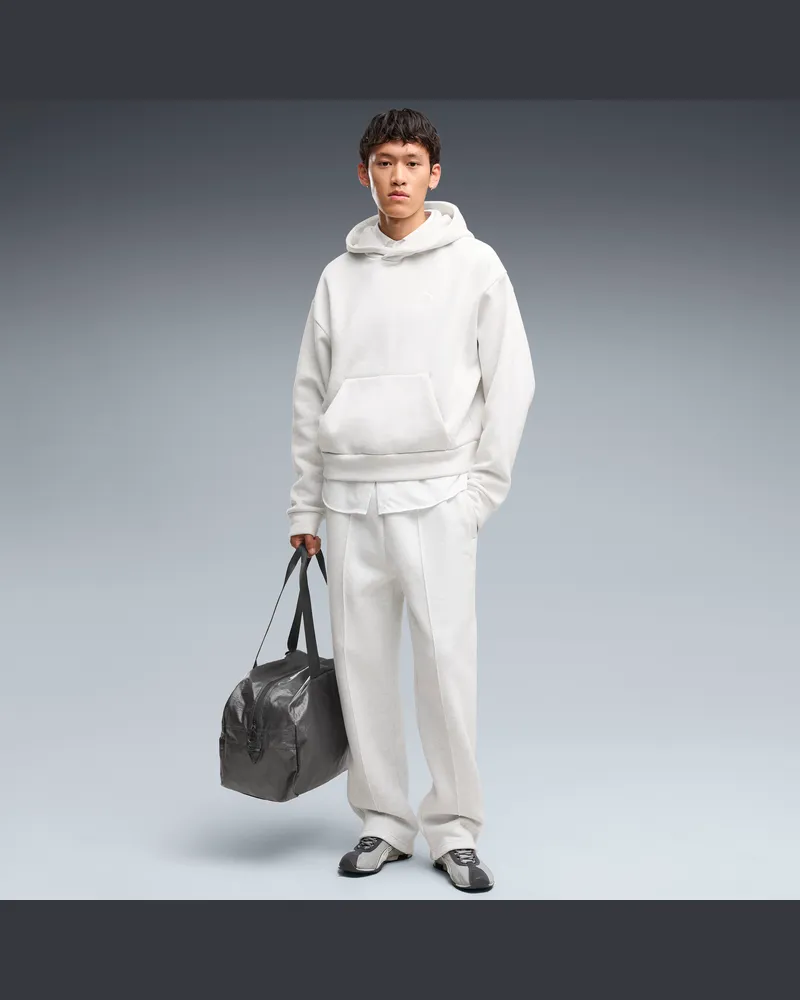 Puma Essentials Heavy Fleece Relaxed Sweathose Herren, Kleidung, Weiß Weiß