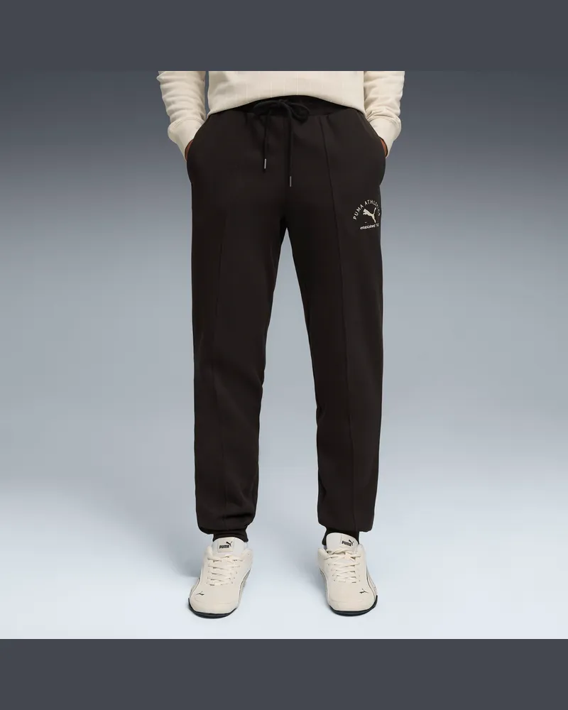 Puma Class Jogginghose Herren, Kleidung, Schwarz Schwarz
