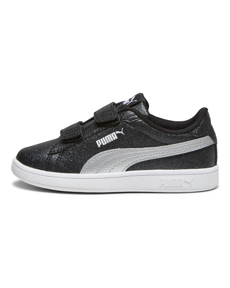 Puma Smash 3.0 Glitz Glam Sneakers Kinder, Schuhe, Schwarz Schwarz