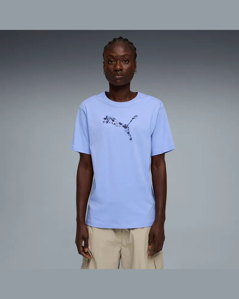 Puma Essentials Graphics Animal Relaxed T-Shirt Damen, Kleidung, Lila Lila