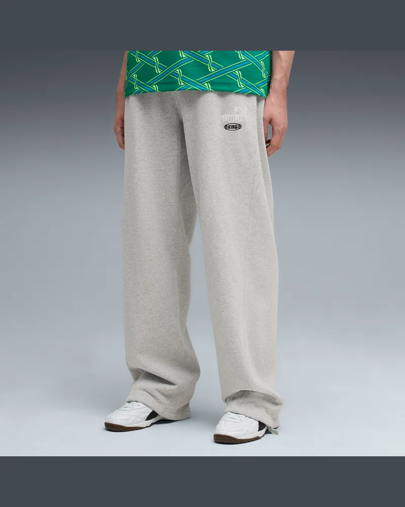 Puma KING Jogginghose Herren, Accessoires, Grau Grau