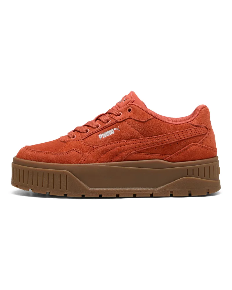 Puma Karmen II Idol Suede Sneakers Damen, Schuhe Orange