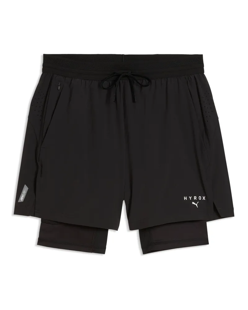 Puma x HYROX DRYELITE 2-in-1 Shorts Herren, Accessoires, Schwarz Schwarz