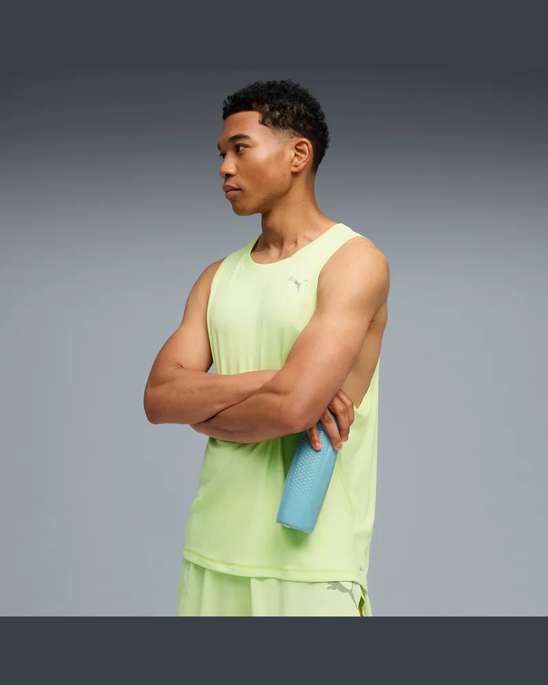 Puma VELOCITY Lauf-Tanktop Herren, Kleidung, Grün Grün