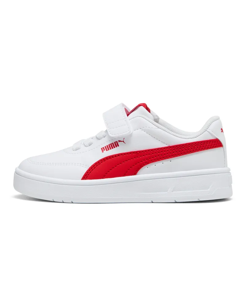 Puma Court Classic Clean Sneakers Kinder, Schuhe, WeiÃŸ Weiãÿ